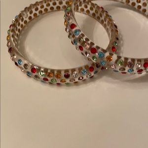 Lucite bangle bracelet